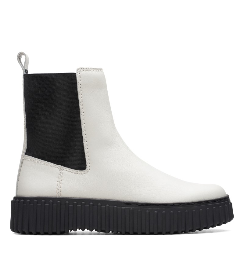 Clarks - Torhill Maple Off White Leather